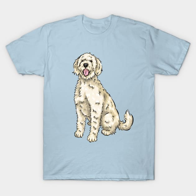 Labradoodle T-Shirt by Shirin Illustration